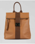 Dalia - Women’s Two-Tone Leather Backpack