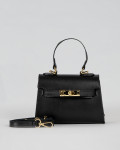 Giada - Borsa a Mano Donna Nera in vera pelle | Leather Trend