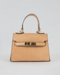 Giada – Women's Taupe Leather Handbag | Leather Trend