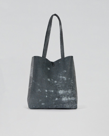 Stella - Borsa a Spalla Donna Grigia in pelle | Leather Trend