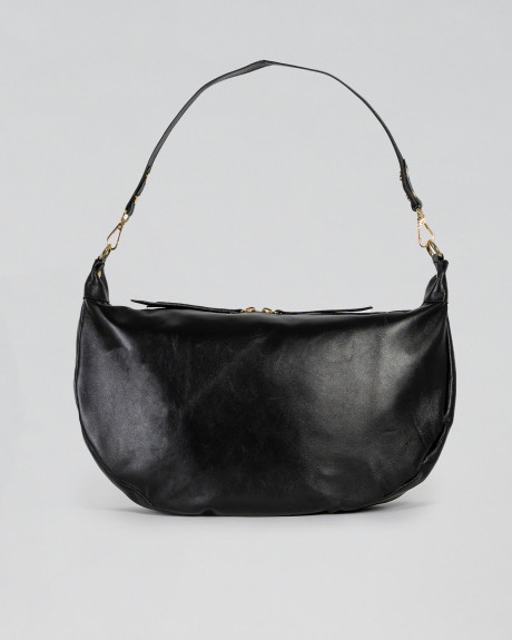 Noemi – Women’s Black Shoulder Bag | Leather Trend