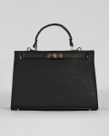 Bee - Borsa a mano Donna Nera in pelle | Leather Trend