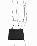 Bee - Borsa a mano Donna Nera in pelle | Leather Trend