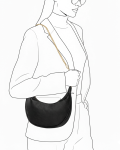 Dea – Women’s Black Shoulder Bag | Leather Trend