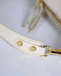 Noemi - Borsa a Spalla Donna Panna in pelle | Leather Trend