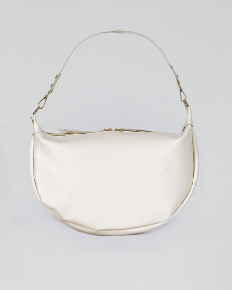 Noemi - Borsa a Spalla Donna Panna in pelle | Leather Trend
