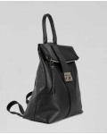 Dalia - Women’s Black Leather Backpack | Leather Trend