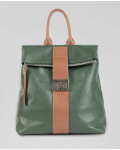 Dalia - Women’s Two-Tone Leather Backpack