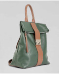 Dalia - Women’s Two-Tone Leather Backpack