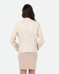 Giacca Donna Beige in Pelle - Classic 712 | Leather Trend