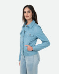Giacca Donna Celeste in Pelle – Giusy | Leather Trend