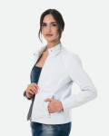 Giacca in Pelle da Donna Bianca - Violetta Bis | Leather Trend