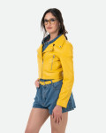 Women's Yellow Leather Perfecto - Chiodino Bis | Leather Trend