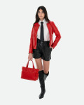 Women's Red Leather Jacket – Viola | Leather Trend