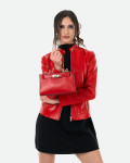 Violetta Bis - Women's Red Leather Jacket | Leather Trend