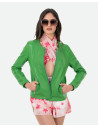 Women's Green Leather Jacket – Viola | Leather Trend