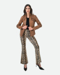 Women's Light Brown Leather Jacket - Michelina | Leather Trend