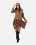 Women’s Light Brown Leather Biker Jacket - Kelly | Leather Trend
