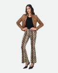 Women’s Light Brown Leather Biker Jacket - Kelly | Leather Trend
