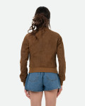 Bomber in camoscio da donna – Timberly | Leather Trend