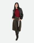Bomber Donna Testa di Moro in Pelle - Roxie | Leather Trend