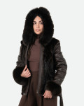 Giacca Donna Testa di Moro in Pelliccia – Daniela | Leather Trend