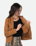 Giacca in Camoscio Donna Cuoio - Violetta Bis | Leather Trend