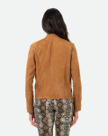 Giacca in Camoscio Donna Cuoio - Violetta Bis | Leather Trend