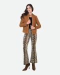 Giacca in Camoscio Donna Cuoio - Violetta Bis | Leather Trend