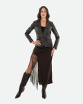 Giacca Donna Testa di Moro in Pelle - Classic 712 | Leather Trend