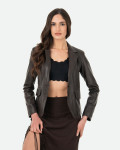 Giacca Donna Testa di Moro in Pelle - Classic 712 | Leather Trend