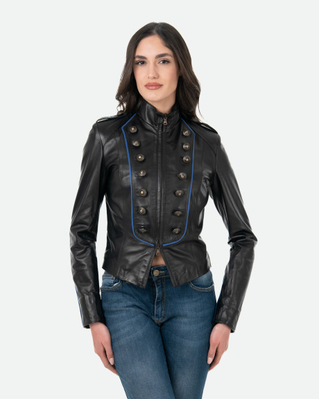 Giacca donna in pelle – Belen | Leather Trend