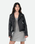 Women's Black Perfecto Leather Jacket | Leather Trend