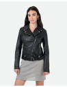 Women's Black Perfecto Leather Jacket | Leather Trend