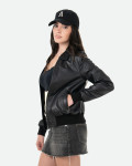 Bomber in Pelle da Donna Nero - Cloe | Leather Trend