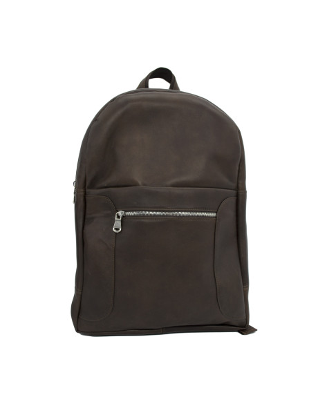Dark Brown Leather Backpack for Men - Palermo | Leather Trend