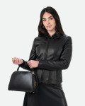 Women's Black Leather Jacket - Eva | Leather Trend