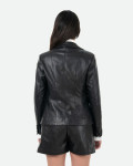 Women's Black Leather Jacket - Classic 712 | Leather Trend