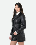 Women's Black Leather Jacket - Classic 712 | Leather Trend