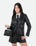 Women's Black Leather Jacket - Classic 712 | Leather Trend