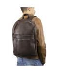 Dark Brown Leather Backpack for Men - Palermo | Leather Trend