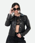 Giacca Donna Nera in Pelle – Giusy | Leather Trend