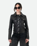Giacca Donna Nera in Pelle – Giusy | Leather Trend