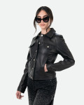 Giacca Donna Nera in Pelle – Giusy | Leather Trend