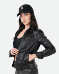 Giacca Biker Donna Nera in Pelle - Kelly | Leather Trend