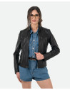 Women's Black Leather Jacket - Vanessa | Leather Trend