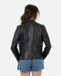 Women's Black Leather Jacket - Vanessa | Leather Trend