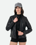 Violetta Bis - Women's Black Leather Jacket | Leather Trend