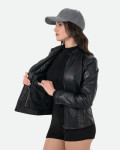 Violetta Bis - Women's Black Leather Jacket | Leather Trend