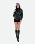 Violetta Bis - Women's Black Leather Jacket | Leather Trend
